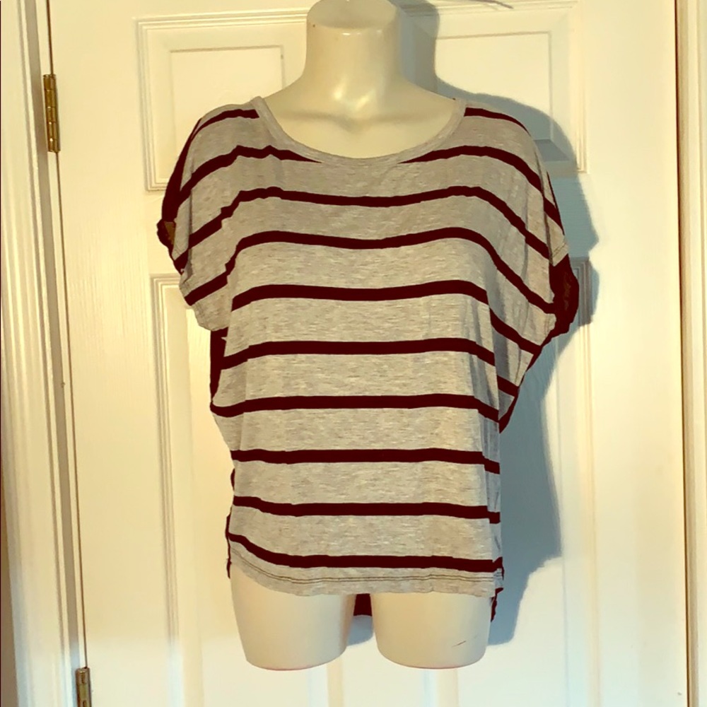 Forever 21 Tunic Style Sheer Back Top